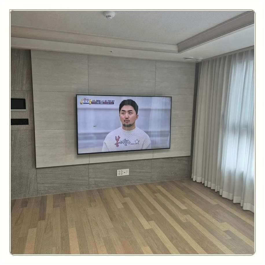 영북면 벽걸이TV 설치 사례