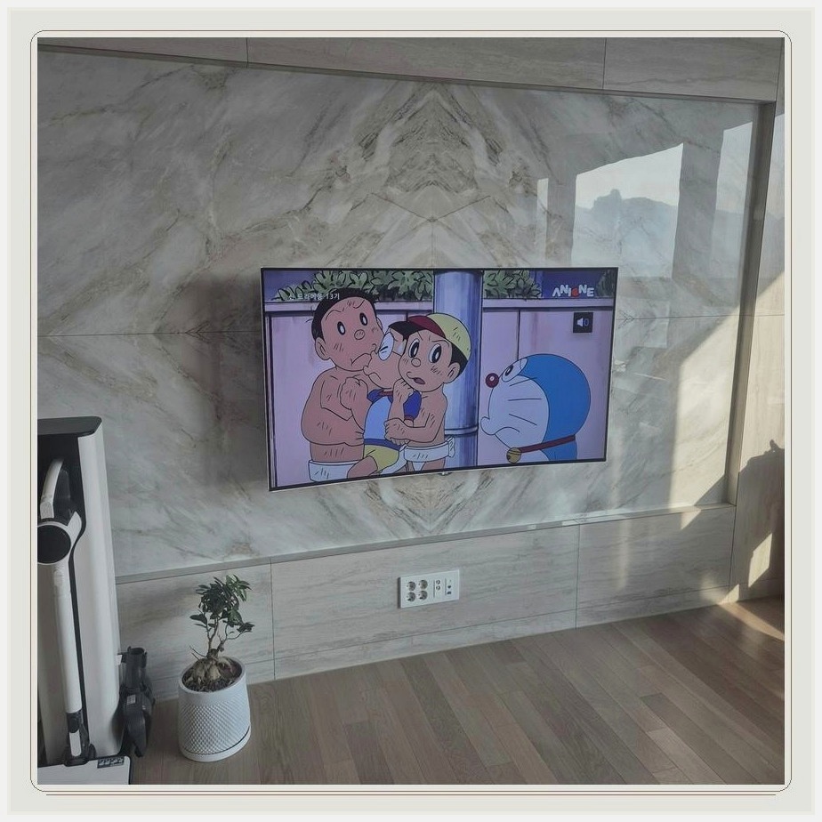 풍무동 무타공 벽걸이TV