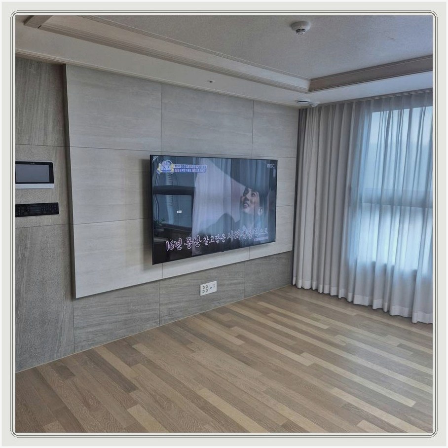 장기동 벽걸이TV 설치 사례