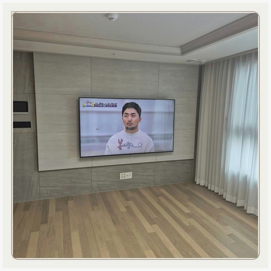 주교동 벽걸이TV 설치 사례